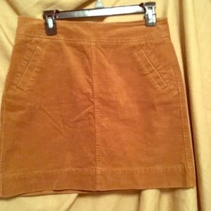 Corduroy mini skirt gently used